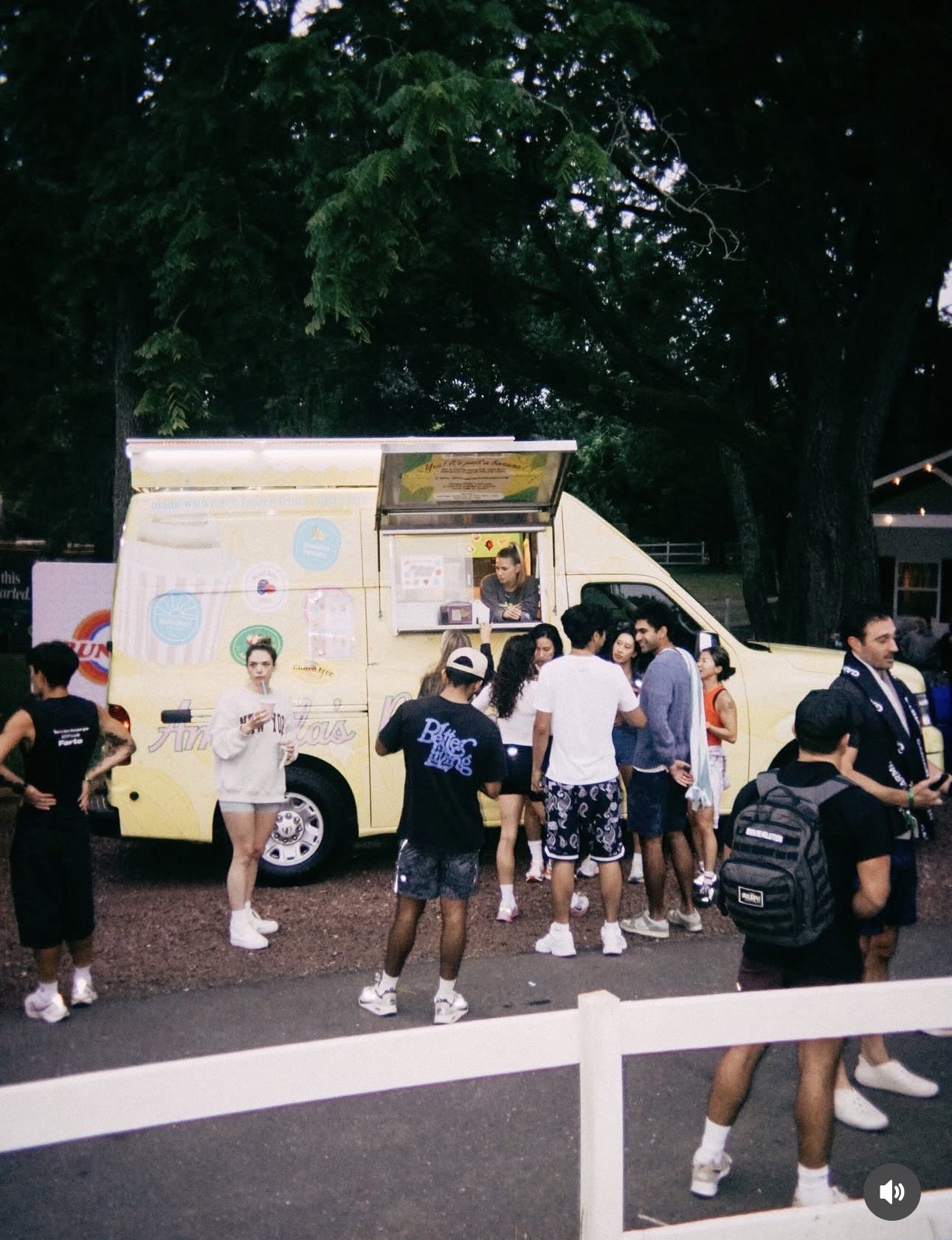 Amanda Bananas food truck at a catered event in NJ