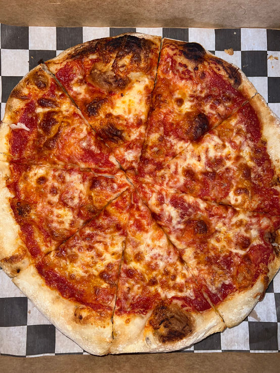 Brooklyns Famous Pizza food truck at a catered event in NJ
