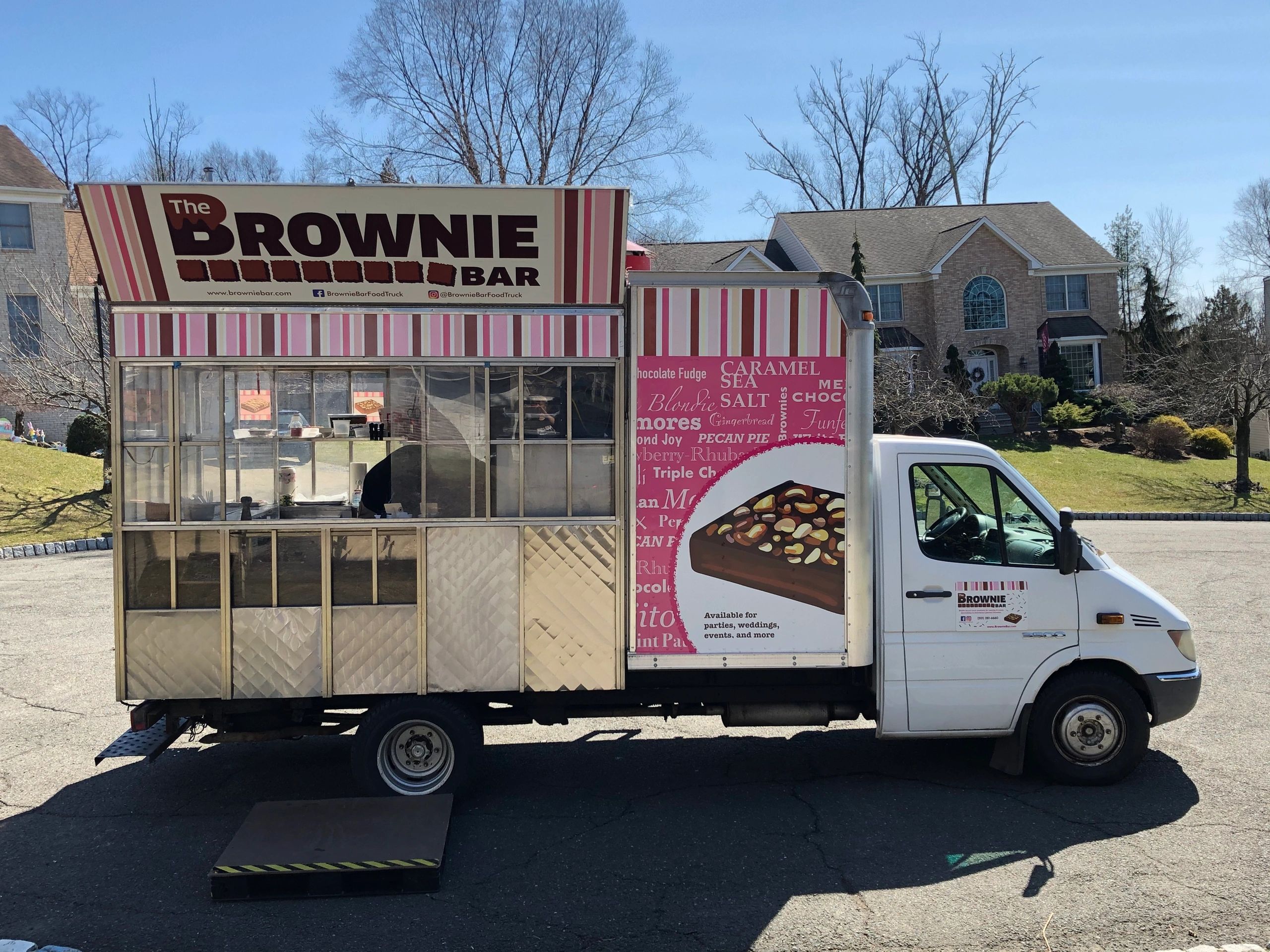 Brownie Bar food truck at a catered event in NJ