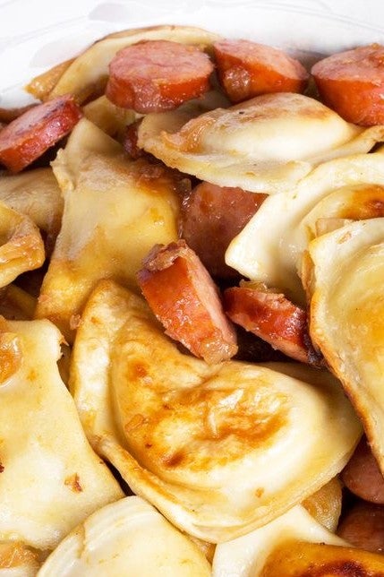 Cas' Pierogi & Kielbasa Food Truck food truck at a catered event in NJ