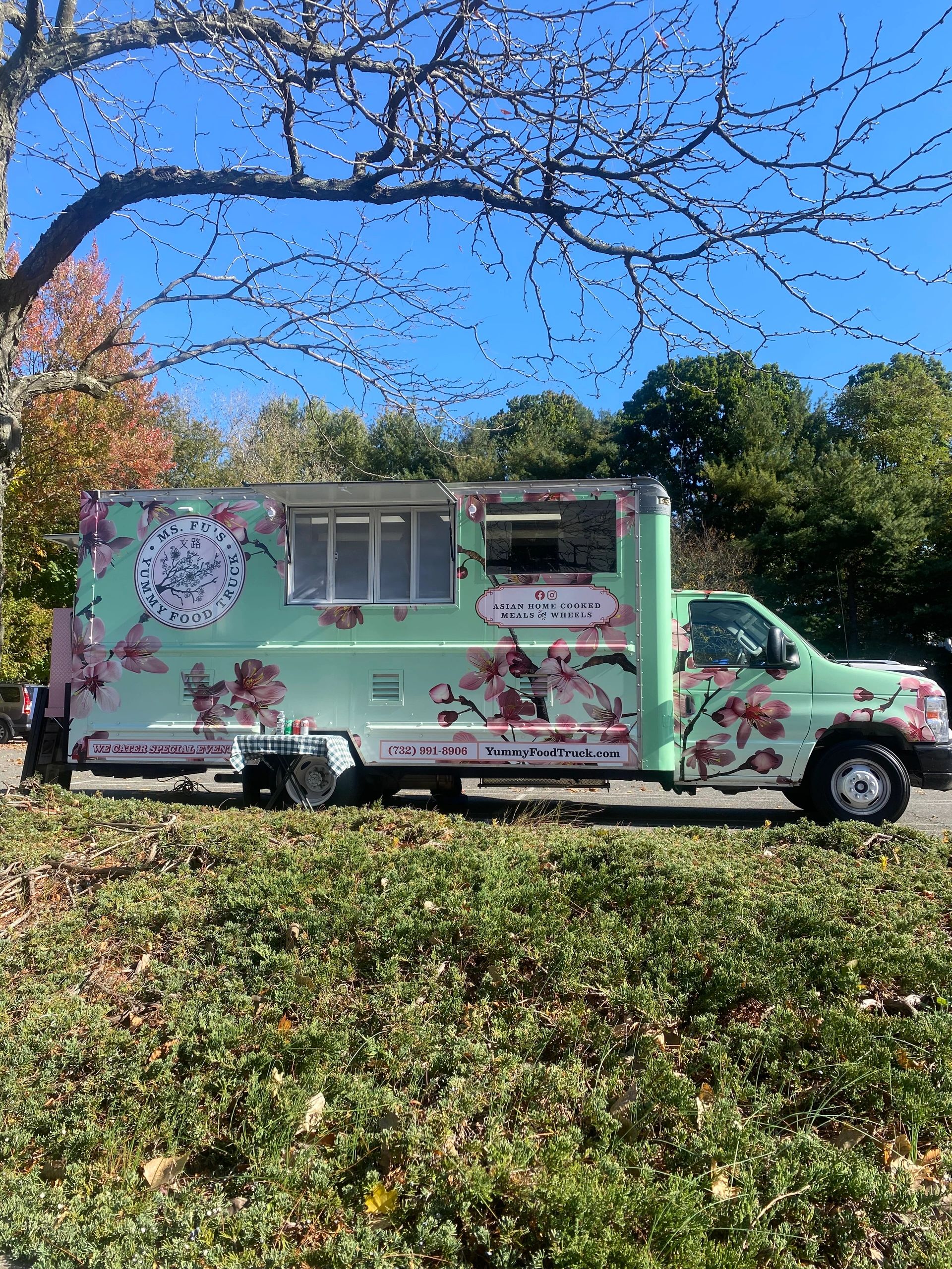 Ms. Fu food truck at a catered event in NJ