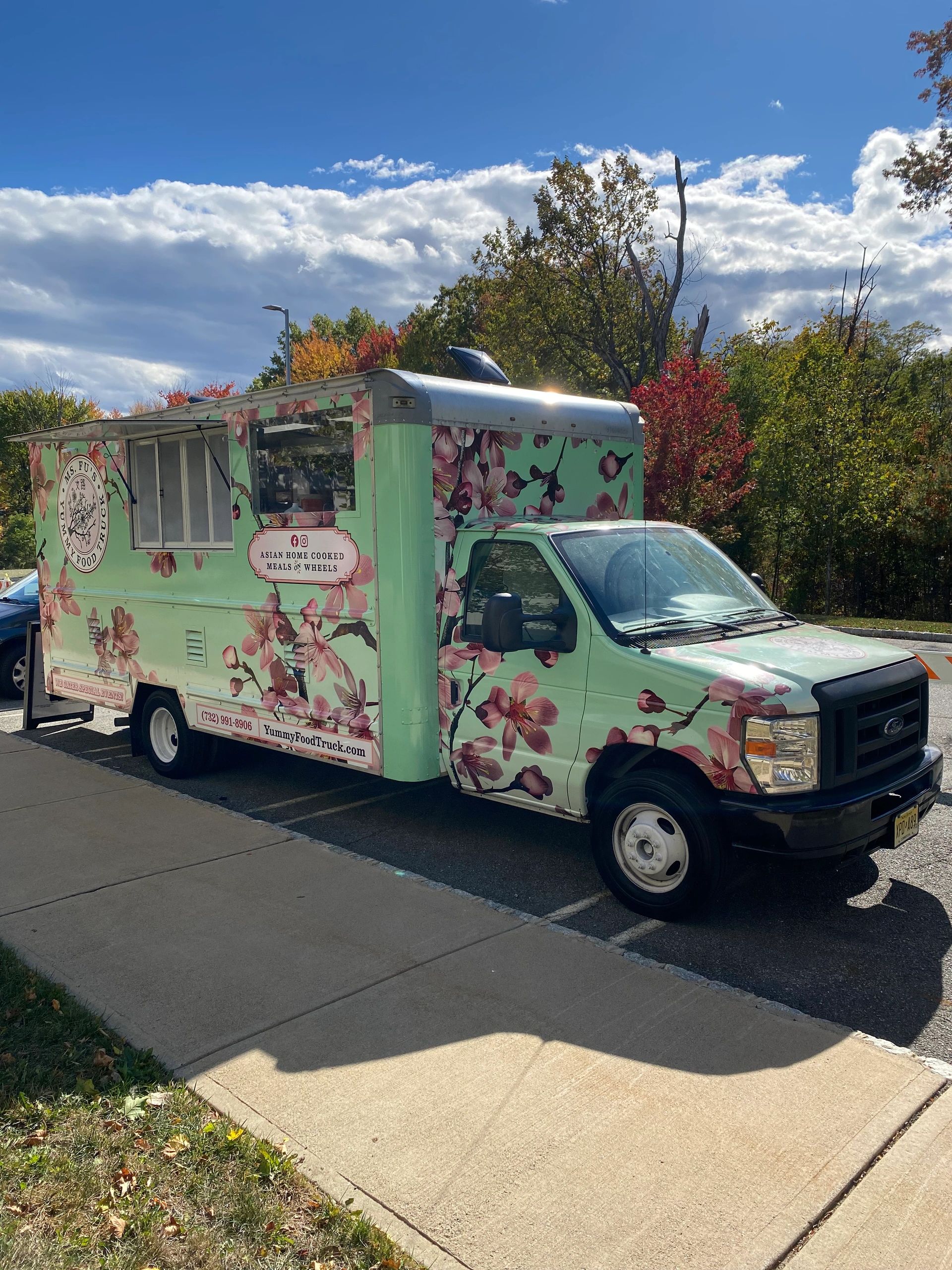 Ms. Fu food truck at a catered event in NJ