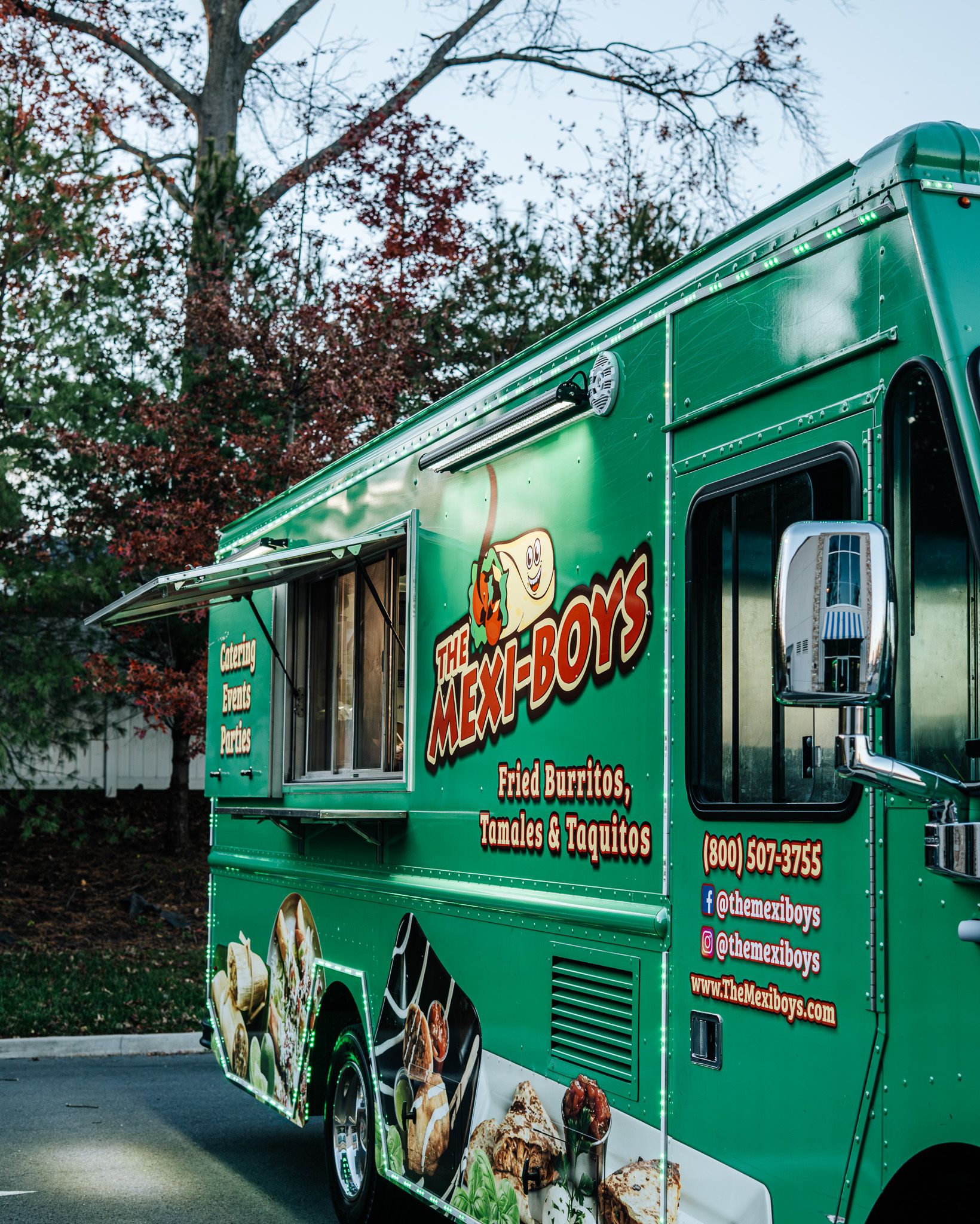 The Mexi-Boys food truck at a catered event in NJ