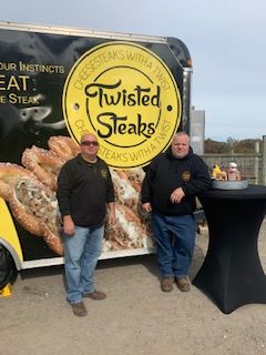 Twisted Steaks food truck at a catered event in NJ