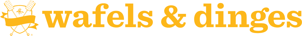 Wafels & Dinges food truck logo